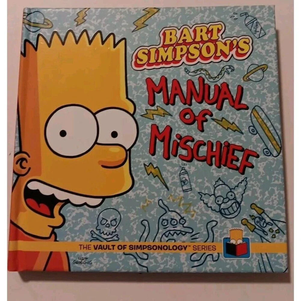 Bart Simpson's Manual of‎ Mischief by Matt Groening (2014, Hardcover)